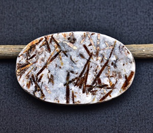 Astropholite Druzy Cabochon หินดรูโซฟีน,หินขัดอัญมณีร่วงแบบหลวมหินอัสโทรไลจากรัสเซีย - Product Image 2