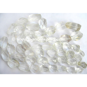 Brazilian <b>Crystal</b> <b>Top</b> Grade Faceted Nugget - Product Image 1