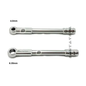 Bán Sỉ Cờ Lê Cấy Ghép Nha Khoa Logo Theo Yêu Cầu Dụng Cụ Nha Khoa 4 Năm CE PK Hình Vuông 6.35Mm & 4.0Mm