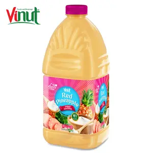 67.6 floz VINUT succo di ananas rosso con Yogurt frullato (formato familiare) produttori