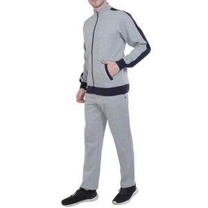 Chándal de entrenamiento para hombre de algodón 100%, traje de seguimiento para hombre de último diseño, en blanco, transpirable y ligero de talla grande - Product Image 2