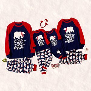 2021 Latest <b>Pyjamas</b> set long sleeves custom design family <b>christmas</b> red <b>pyjamas</b> - Product Image 3