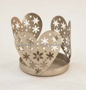 Metal <strong>Wire</strong> <strong>Candle</strong> <strong>Holder</strong> With Black Powder Coating Finishing Round Shape Spring Design Exquisite Quality For Home Decoration