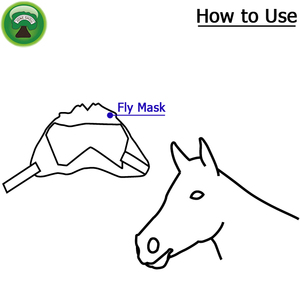 Máscara Antimoscas para Caballos, de Alta Calidad, Personalizada, de Malla de PVC, Velo Antimoscas para Caballos - Product Image 6