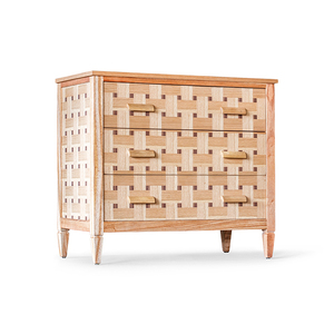 Hadley Mindi Wood <b>Chest</b> Natural Unique Design <b>Storage</b> Cabinet Living Room Bedroom Home Hotel Furniture - Product Image 1