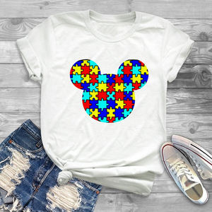 Venta caliente para las mujeres t camisas con cualquier logotipo suave Camiseta de algodón para ella - Product Image 4