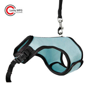 Rompi jaring antilembap, kain nilon, dapat disesuaikan, <span class=keywords><strong>harness</strong></span> kelinci dan tali untuk anak kucing kecil, hewan peliharaan, kelinci Belanda, kelinci berjalan - Product Image 4