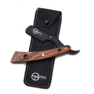 Maquinilla de afeitar recta de calidad 3Pro diseñada para uso profesional, construcción de acero inoxidable, diseño ligero y facilidad de control - Product Image 1