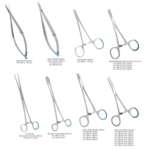 Instruments chirurgicaux en acier à usage unique - Ciseaux, pinces, porte-aiguilles (manuels) - Product Image 1