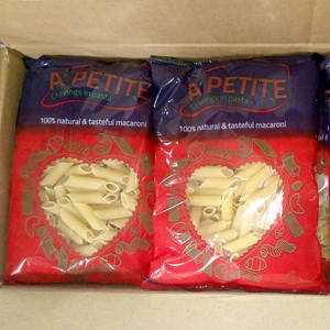 Pasta de calidad premium de 500GM, macarrones Penne con certificación ISO, exportación mundial, empaquetado en bolsa o caja - Product Image 1