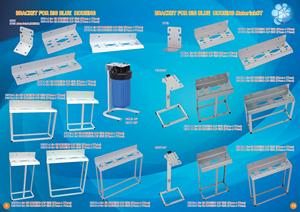 Purificateur de filtre à eau manuel à 2 étapes de 10 pouces pour Big Blue Jumbo Bracket en acier inoxydable 304 - Product Image 6