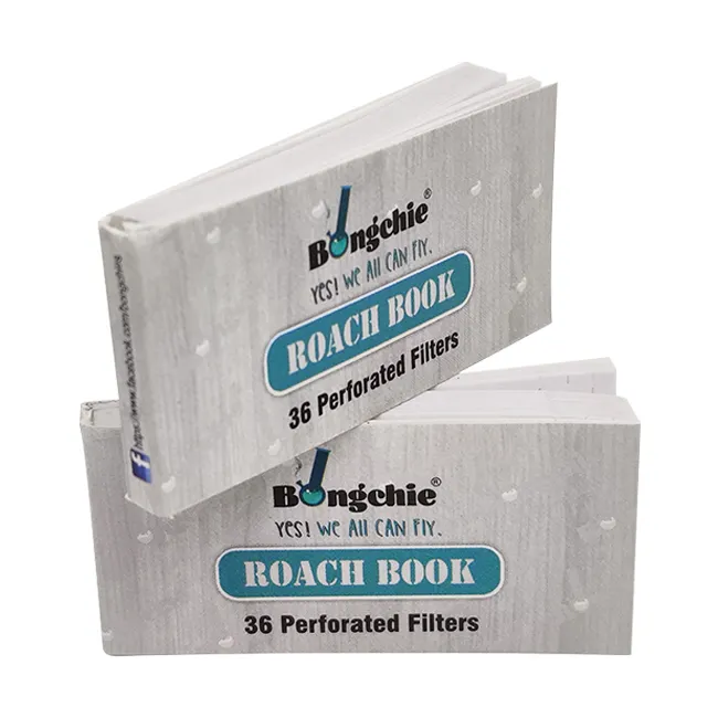 Bongchie Roach book pure white and parforated tips for using in making a cone with the help of parforated tips