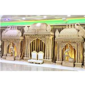 Mandap de mariage traditionnel sri-lankais Manavarai - Matériau en fibre portable, design personnalisable, origine indienne, Washington, Californie - Product Image 1