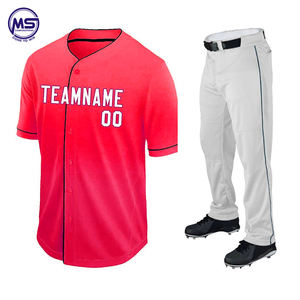 Camisetas de béisbol personalizadas, uniforme de béisbol 100% poliéster en blanco, diseño barato, venta al por mayor - Product Image 4
