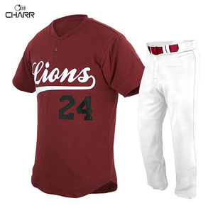 2021 Custom Good Quality <b>Baseball</b> Uniform Top Quality Team Wear <b>Baseball</b> Uniform Set - Product Image 4