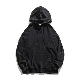 Sudadera con capucha para hombre con lavado ácido, estilo urbano, hombros caídos, peso pesado, tipo jersey, oversize, con logotipo personalizado - Product Image 6