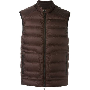 Veste d'hiver légère de haute qualité pour hommes capuche Logo personnalisé nouveaux modèles bulle épaissir gilets bouffants poche en tissu vente en gros - Product Image 5
