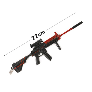 ปืนของเล่นจำลอง Xinrui Mini รุ่น <span class=keywords><strong>Kar</strong></span> <span class=keywords><strong>98</strong></span> AWM รูปทรงปืนโลหะ พวงกุญแจรูปปืน M416 สำหรับเด็กผู้ชาย - Product Image 5