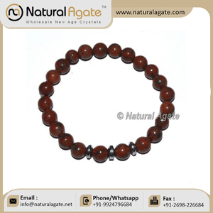 Pulseras de piedras preciosas de jaspe de última moda para suministro a granel al mejor precio nueva pulsera de cristal - Product Image 3