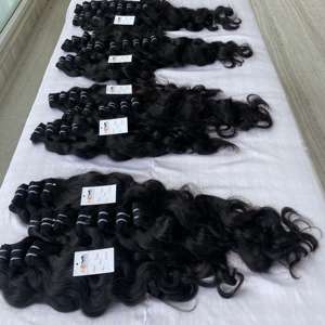 Crudo pelo camboyano los proveedores al por mayor de materias primas cutícula alineada pelo camboyano virginal humano sin procesar 100% crudo camboyano cabello paquete - Product Image 5