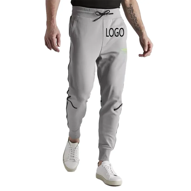 Pantaloni da lavoro per uomo all'aperto pantaloni Casual Plus Size Sport palestra cotone Logo personalizzato Golf pantaloni da moto uomo Streetwear