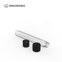 Frasco de Vidrio de Borosilicato de Fondo Redondo para Aceite Esencial y Mini Perfume con Tapa de Rosca y Tapón de Goma Serigrafiado