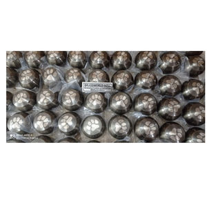 Cremación de pata de Mascota, suministros funerarios de urna funeraria, de latón, antracita, color gris, India - Product Image 1