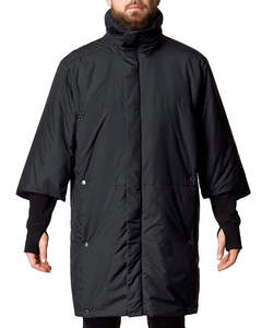 Veste matelassée en duvet de haute qualité personnalisée manteau d'hiver à col montant de grande taille pour hommes - Product Image 4