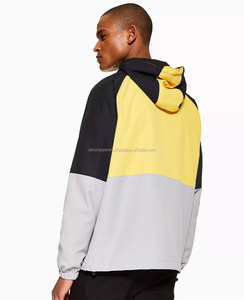 Wholesale New Arrival Custom Fitted Lightweight Nylon Windbreaker/Rain Jacket Waterproof Zipper Print Plus Size Winter Season - Product Image 2