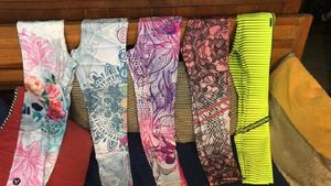 Nouveautés Leggings sans couture pour femmes Doux Taille haute Polyester Spandex Imprimé Antibactérien Extensible dans les quatre sens Pantalons de yoga - Product Image 6