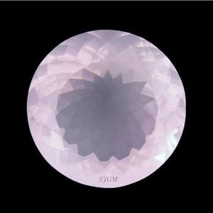 พลอยโรสควอตซ์ธรรมชาติทรงหลวมสวยงาม2.25มม. ได้รับการรับรองจากโรงงาน - Product Image 1