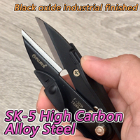 Ciseaux de couture miniatures Taiwan Japon 2020 l Acier à haute teneur en carbone SK-5 l Finition industrielle en oxyde noir l Poignée en nylon l Gratuit