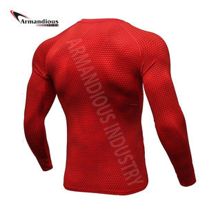 Protector de sarpullido MMA personalizado para hombre, licra, impresión Digital, manga larga - Product Image 5