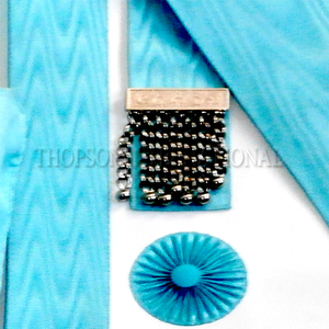 Tablier maçonnique en tissu de cuir fait à la main Lodge Master brodé collier manchette bijoux franc-maçon couture couture Regalia - Product Image 2