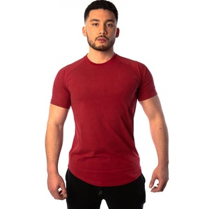 เสื้อยืดออกกำลังกายผู้ชายผ้าคอตตอน 95% ผสมอีลาสเทน 5% พิมพ์ลายโลโก้ ระบายอากาศได้ดี น้ำหนักเบา เหมาะสำหรับฟิตเนสและออกกำลังกาย - Product Image 4