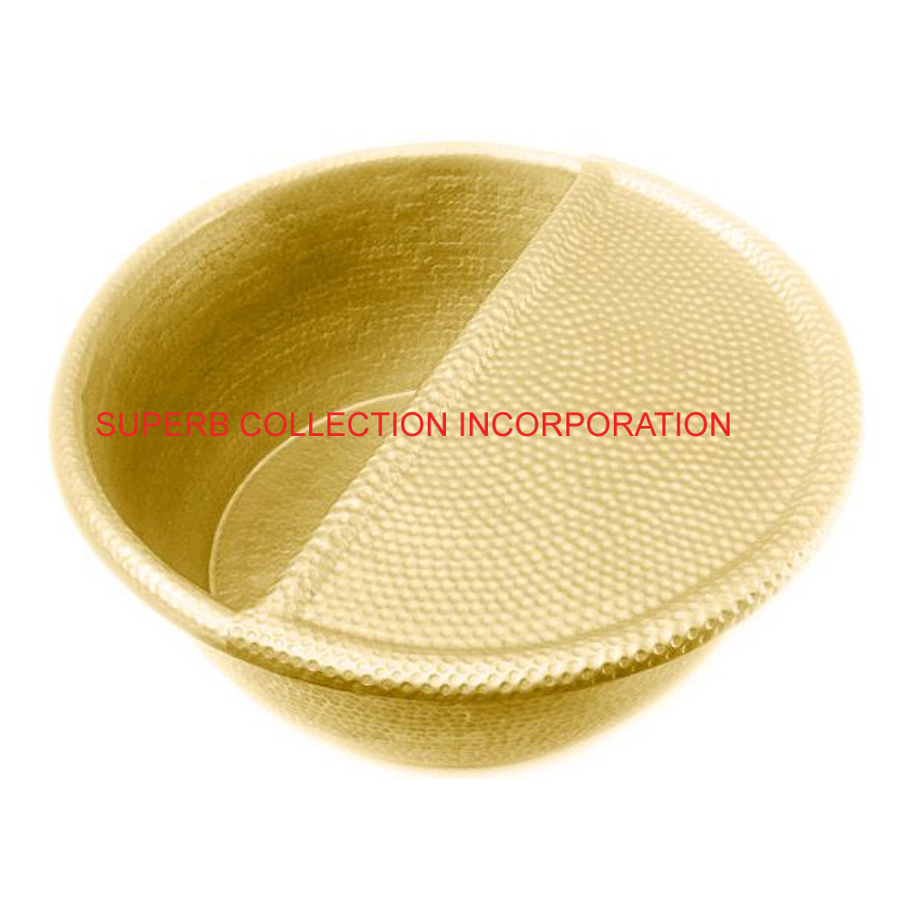 pedicure bowl hammered copper