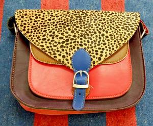 En gros dame sac à main en cuir sacs de fourrure en gros sacs en cuir inde en gros BG-2633 - Product Image 2