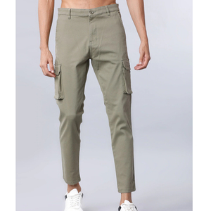 Pantalones Cargo de Alta Calidad 100% Algodón, Nuevo Estilo para Hombre, con Bolsillos Laterales para Trabajadores, Conjuntos Deportivos para Hombre - Product Image 6