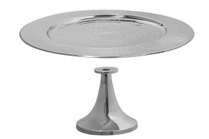 Round designer solid metal silver <b>Cake</b> <b>Stand</b> for home and restaurants - Product Image 2