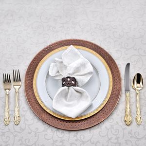 Placa de cargador de cobre antiguo martillado diseño ecológico - Product Image 1