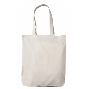 Haute qualité poignée Style plaine impression 100% coton biologique Gots certificat nouveauté couleur unie coton sac fourre-tout en gros - Product Image 3