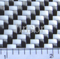 Tissu tissé en fibre de carbone Vectran, uni, 180 GSM, poids moyen, pour utilisation automobile, extérieure et industrielle