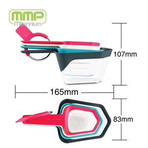 Các loại màu đo cup Set mmp đề nghị nhà bếp Pet phụ kiện công cụ cắm trại tiện ích Grs tái chế vật liệu đồ dùng nhà bếp - Product Image 2