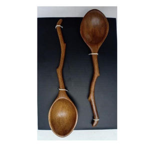 Ensemble de couverts design croustillant, cuillère en bois pour soupe, utilisation en hôtel, restaurant, ensemble de couverts modernes, ensemble de couverts en bois très vendu - Product Image 1