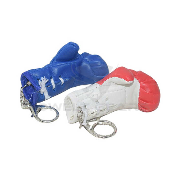 Portachiavi a forma di guantone da boxe, regalo per uomini e donne, argento, Taglia unica