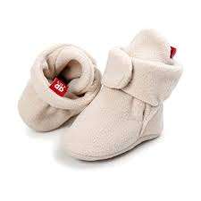 Chaussures de bébé fille, chaussons molletonnés en coton, pour filles - Product Image 5