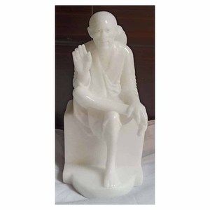 Statue de Dieu Sai Baba en marbre - Product Image 1
