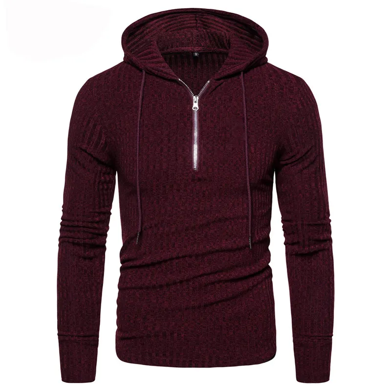 Sweatshirt pour homme, sweat à capuche sur mesure, tenue décontractée, de Super qualité, avec fermeture éclair, à la mode