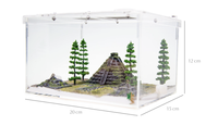 Fourmilière Empire Ants Maya, format moyen classique, design pyramidal tropical, en plastique écologique, pour fourmis, fournitures pour fourmis