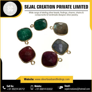 New Design Cushion <b>Charms</b> in Gold Wholesale Sterling <b>Silver</b> Bangles with <b>Silver</b> Plating for Gifts Parties and Engagements - Product Image 4